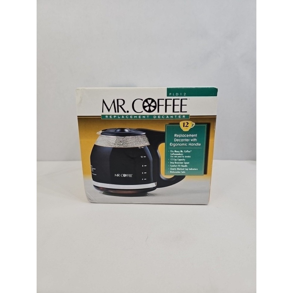 Mr. Coffee 12-Cup Replacement Coffee Carafe - New In Box - Ergonomic Handle